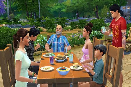 The Sims 4 Menu