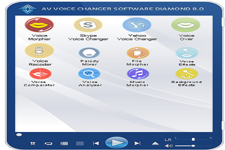 Av voice. Av Voice Changer Diamond 8.0. Voice menu.