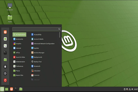Linux Mint Debian Edition 5 Menu