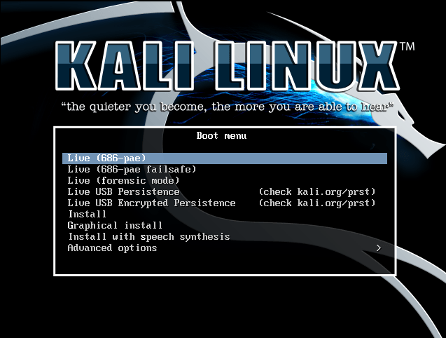Cara Install Kali Linux