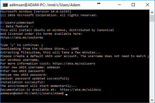 Cara Mengaktifkan Linux Bash Windows 10!! Linux Bash 8