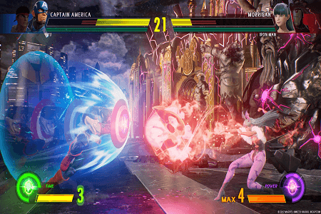 Marvel VS Capcom Infinite Menu