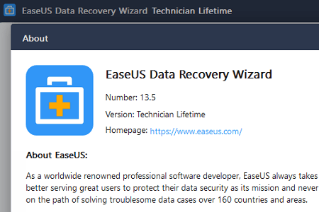 Easeus Menu 13.5