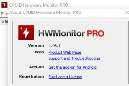 Hw Monitor Pro Menu