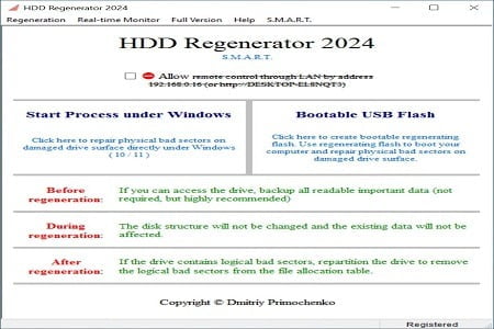 Hdd Regenerator 2024 Menu