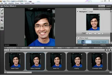 Perfect Effects 3 Menu Perfect Effects 3 Menu