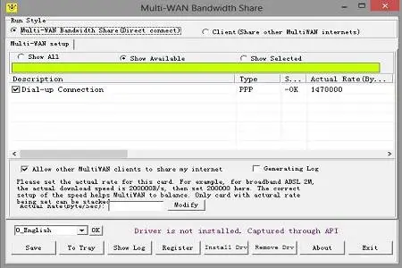 multi wan menu