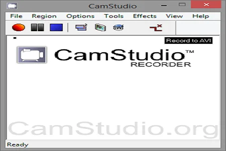 CamStudio 2.7 Menu
