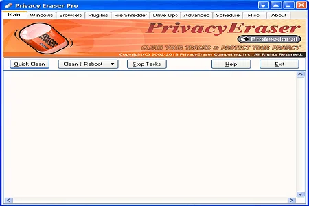 Privacy Eraser pro Main