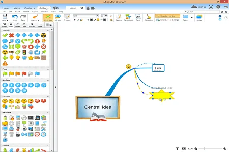 iMindMap Ultimate 7 menu