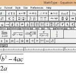 MathType 7.4!! Match Type 6.9 Menu