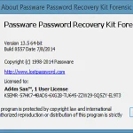 Password Recovery Kit Forensic 13.5!! Passware