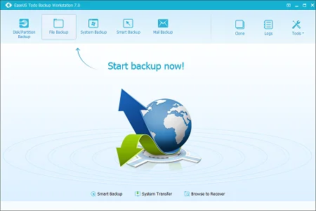 Eseus Todo Backup Menu