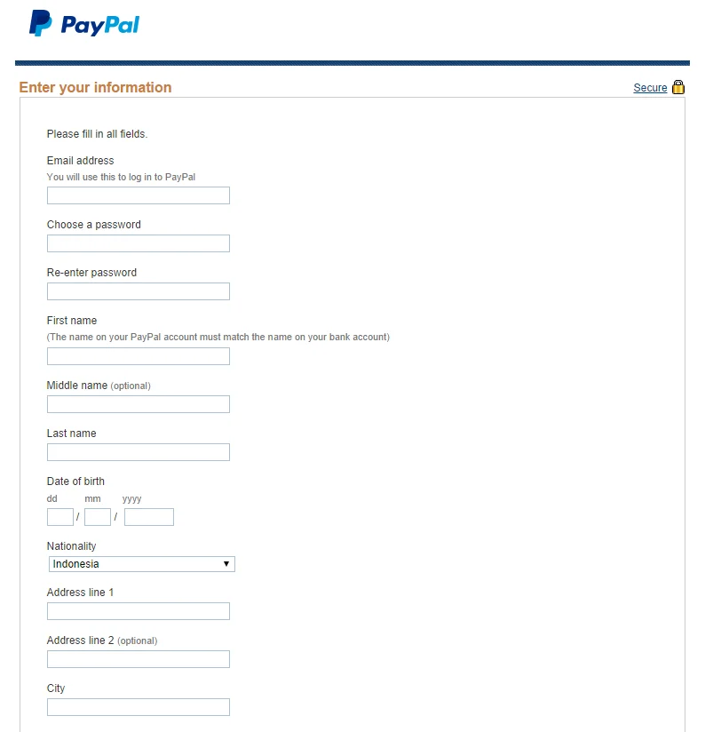 Cara Daftar Dan Verifikasi Paypal!! Paypal 2