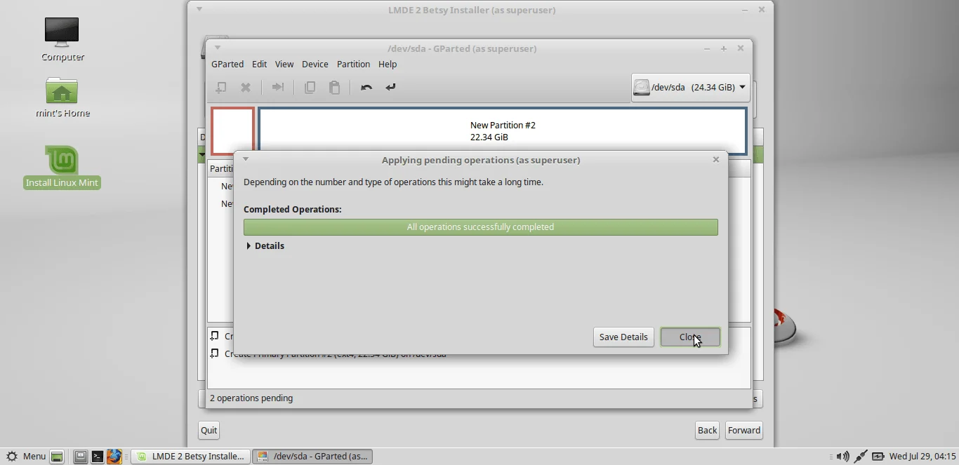 Cara Install Linux Mint Debian Edition!! Screenshot 111