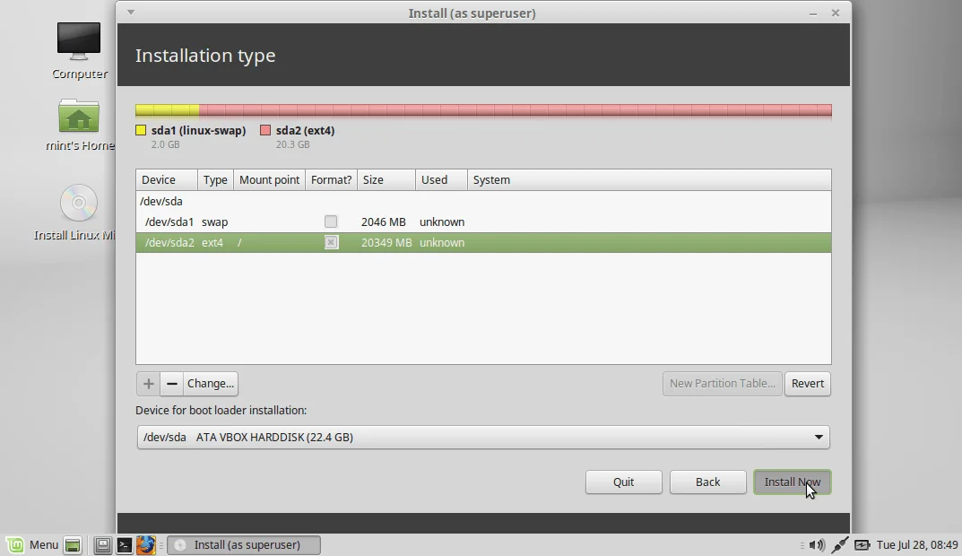 Cara Install Linux Mint!! Screenshot 6