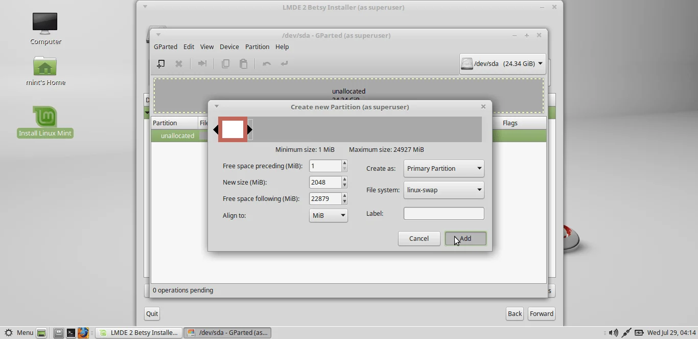 Cara Install Linux Mint Debian Edition!! Screenshot 71