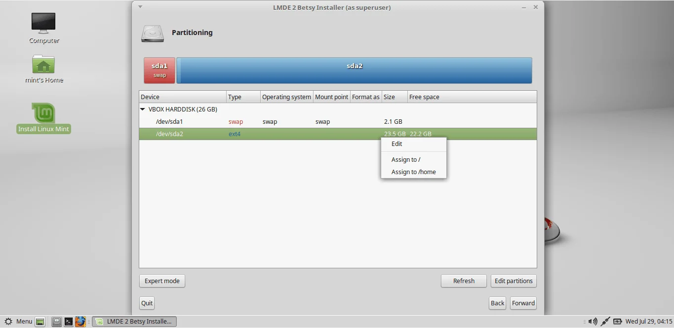 Cara Install Linux Mint Debian Edition!! Screenshot 23