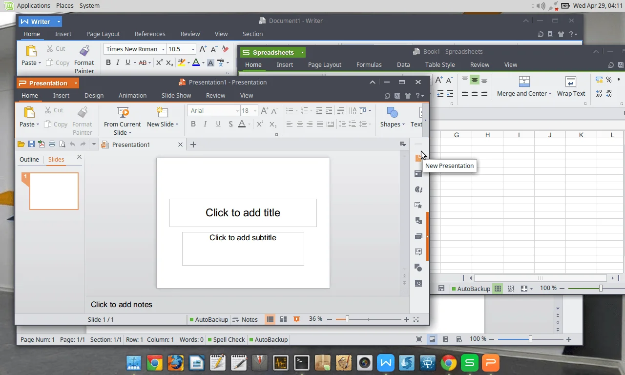 Wps office как сделать презентацию