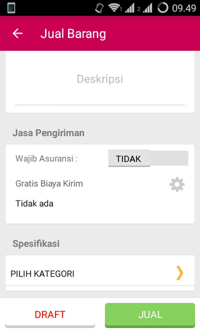 Belanja Mudah Dengan Jari? Yap Bukalapak Apps Jawabnya!! Halaman Jual 2