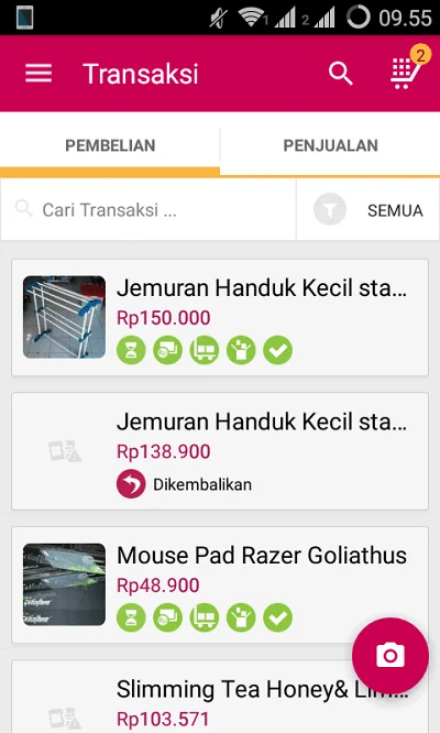 Belanja Mudah Dengan Jari? Yap Bukalapak Apps Jawabnya!! Transaksi