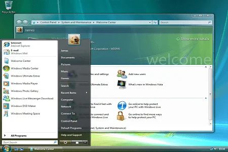 Vista Menu