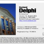 Borland Delphi 7 Enterprise!! Delphi 7 Menu