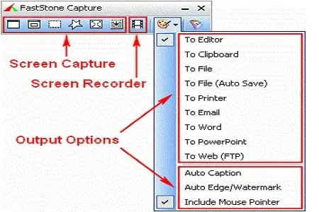 Faststone Menu