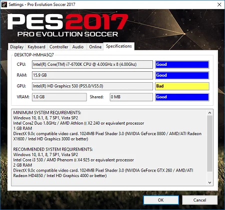 Cara Fix Vram Dan Gpu Game Pes Yang Tidak Terbaca!! Fix Vram 8