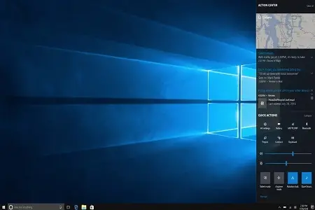 Win 10 Enterprise Creators Update Menu
