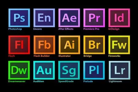 Adobe Master CC 2018 Menu