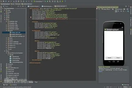 Android Studio Menu
