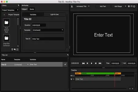 fx titler menu