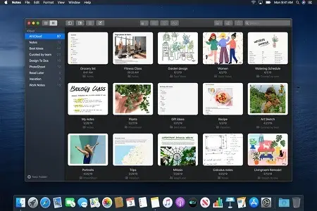 macos catalina menu