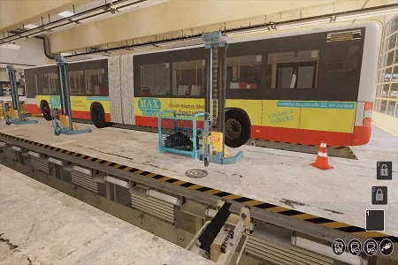 bus mechanic simulator menu