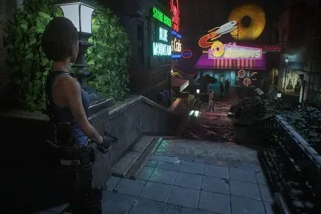 resident evil 3 remake menu