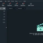wondershare filmora x menu all