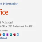 Microsoft Office LTSC Professional 2021 Update November 2024!! Office 2021 LTSC Menu