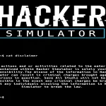 Hacker Simulator!! Hacker Simulator Menu