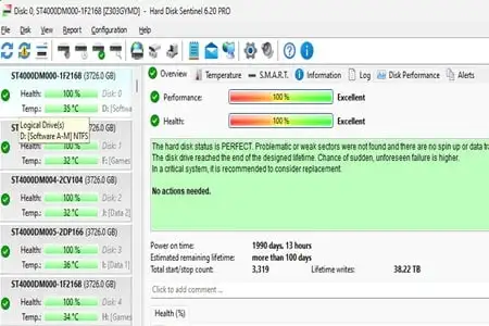 Hard Disk (HD) Sentinel 6.20 Pro!!