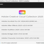 Adobe Master (Creative Cloud Collection) CC 2025!! Adobe Master CC 2025 Menu