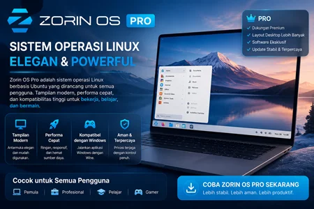 Zorin OS Pro Menu
