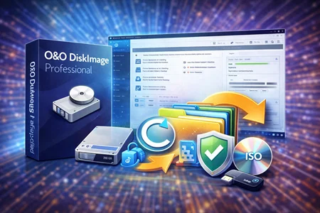 O&O DiskImage Professional Menu