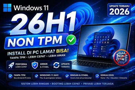 Windows 11 26H1 Non TPM Menu