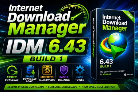 IDM 6.43 Build 1 Menu