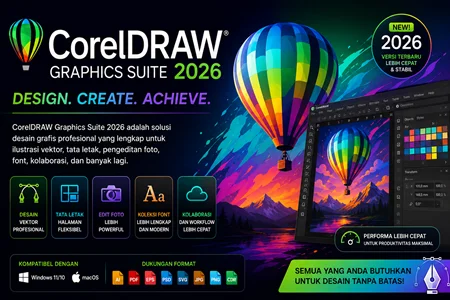 CorelDRAW Graphics Suite 2026 Menu