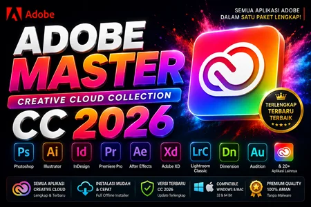 Adobe Master Creative Cloud 2026 Menu