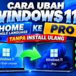 Upgrade Windows 11 Home ke Pro Menu