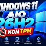 Windows 11 AIO 26H2 Non TPM Menu