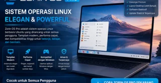Zorin OS Pro Menu